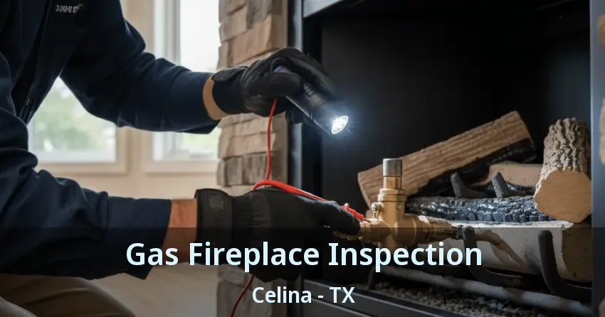 Gas Fireplace Inspection Celina - TX
