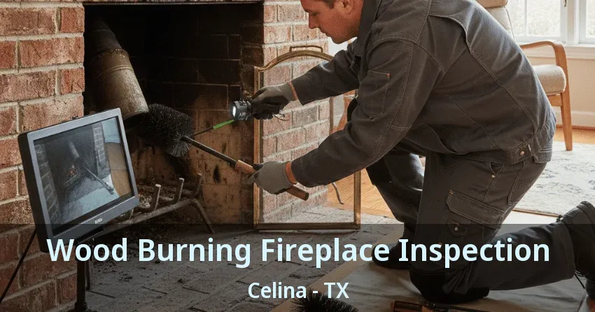 Wood Burning Fireplace Inspection Celina - TX